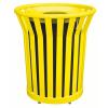 32 Gallon Waste Receptacle with Spun Metal Lid 32 Gallon Waste Receptacle with Spun Metal Lid